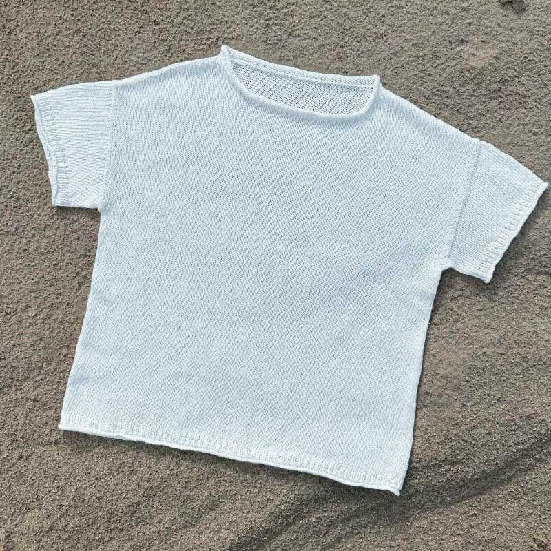 Strikkekit Cloud Tee fra PetiteKnit i Elise og Make It Blümchen