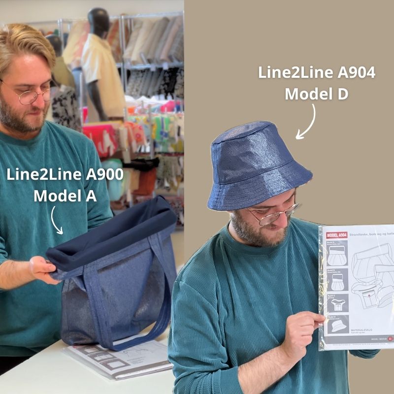Line2Line A904 Strandtaske, bumbag og bøllehat