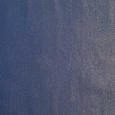 Coatet denim med folie print, mørkeblå - KreStoffer