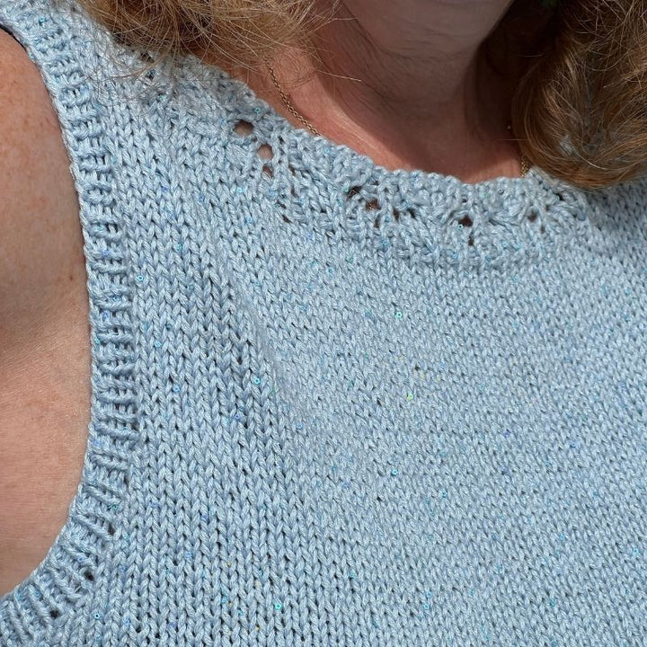 Strikkekit Cora Top fra Le Knit i Line garn
