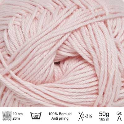 Cotton nr. 8 fra Hjertegarn Nude