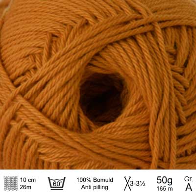 Cotton nr. 8 fra Hjertegarn Karry