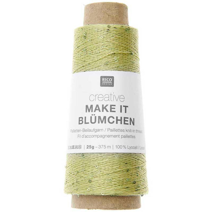 Creative Make It Blümchen garn fra Rico Design Oliven