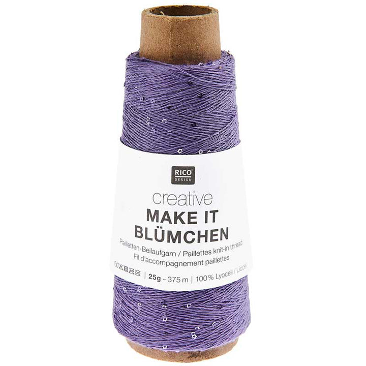 Creative Make It Blümchen garn fra Rico Design Lilla