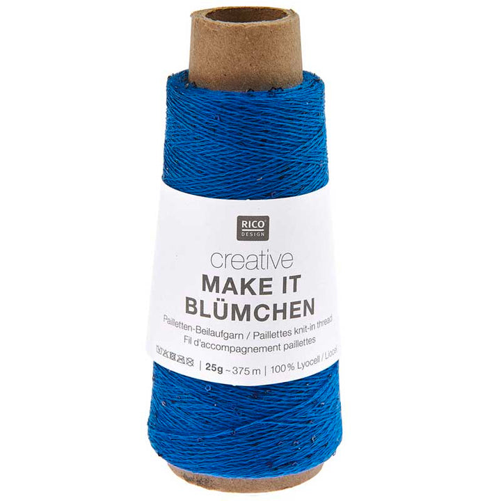 Creative Make It Blümchen garn fra Rico Design Koboltblå