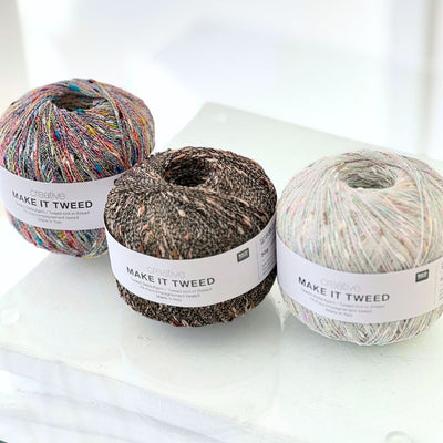Creative Make It Tweed garn fra Rico Design - KreStoffer