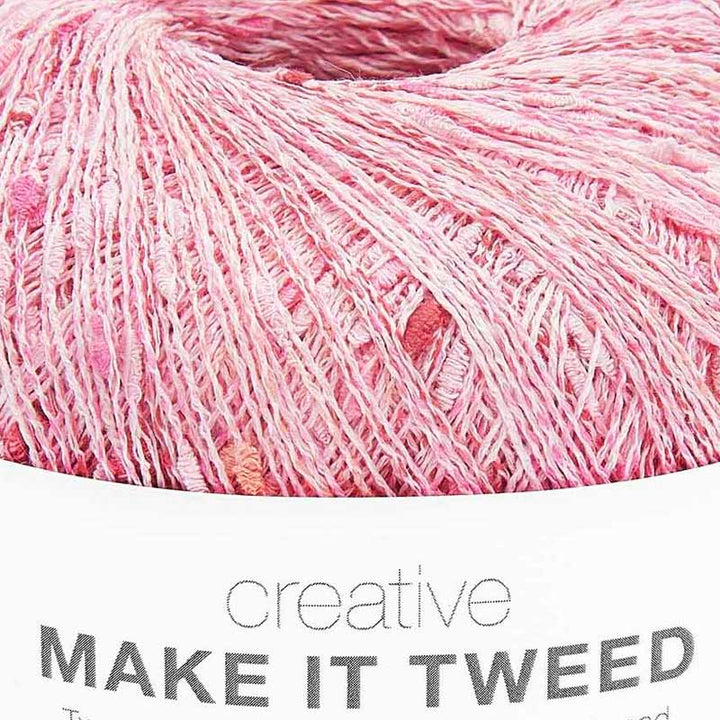 Creative Make It Tweed garn fra Rico Design Bubblegum