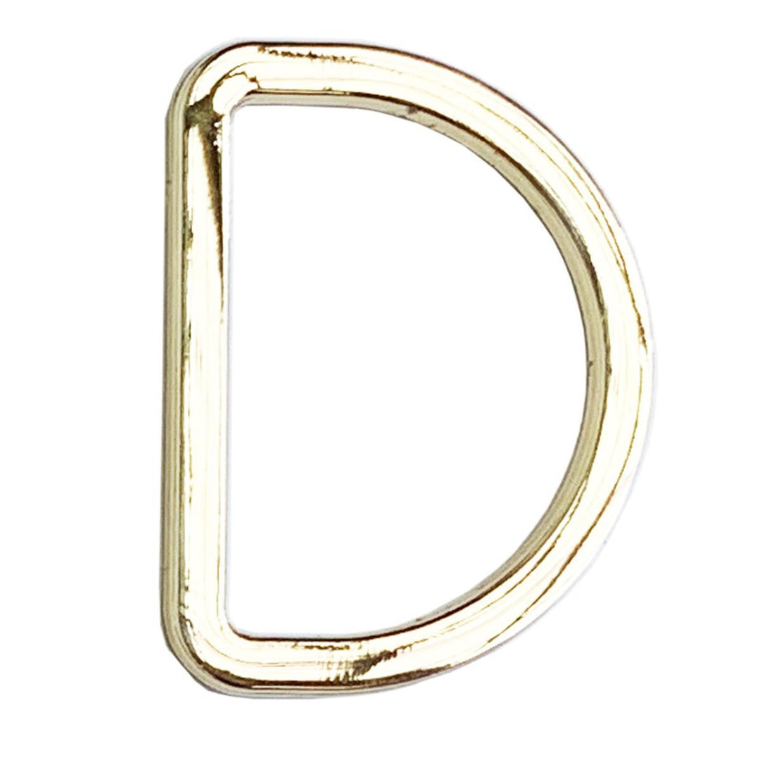 D-ring 40 mm guld