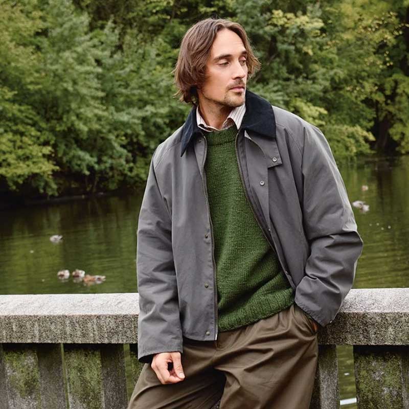 Strikkekit Damian Sweater Man 2513-5 i Atlas garn