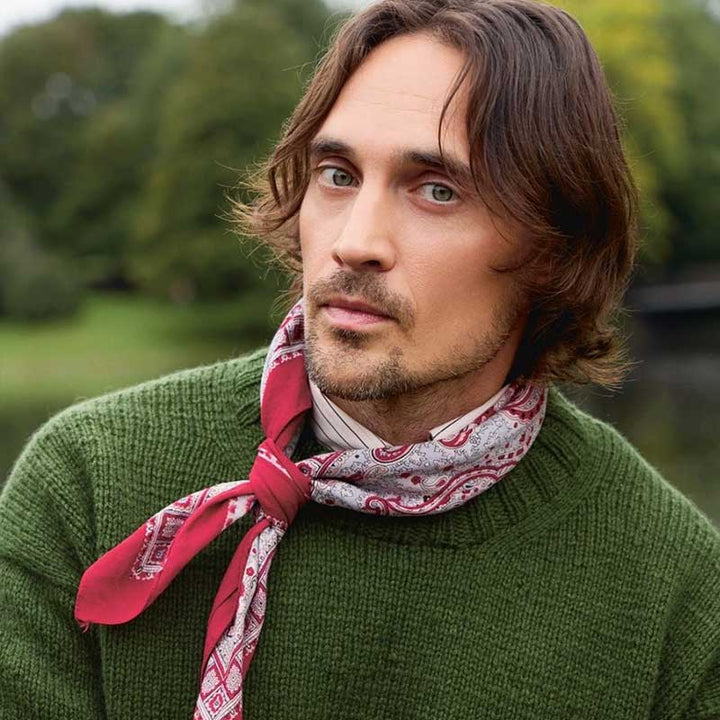 Strikkekit Damian Sweater Man 2513-5 i Atlas garn