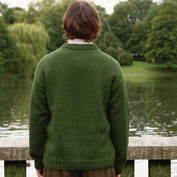 Strikkekit Damian Sweater Man 2513-5 i Atlas garn
