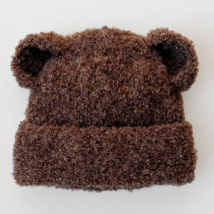 Strikkekit Bamse sæt i Drops Alpaca Bouclé