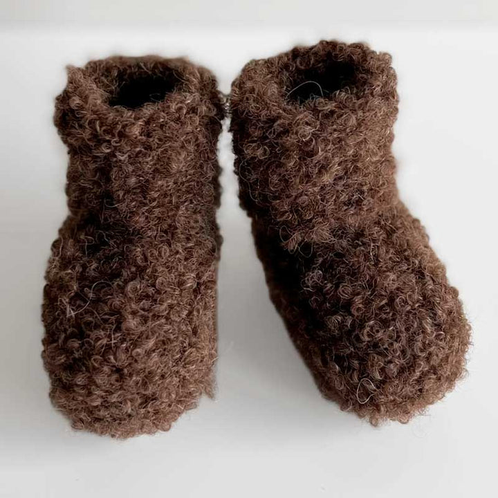 Strikkekit Bamse sæt i Drops Alpaca Bouclé