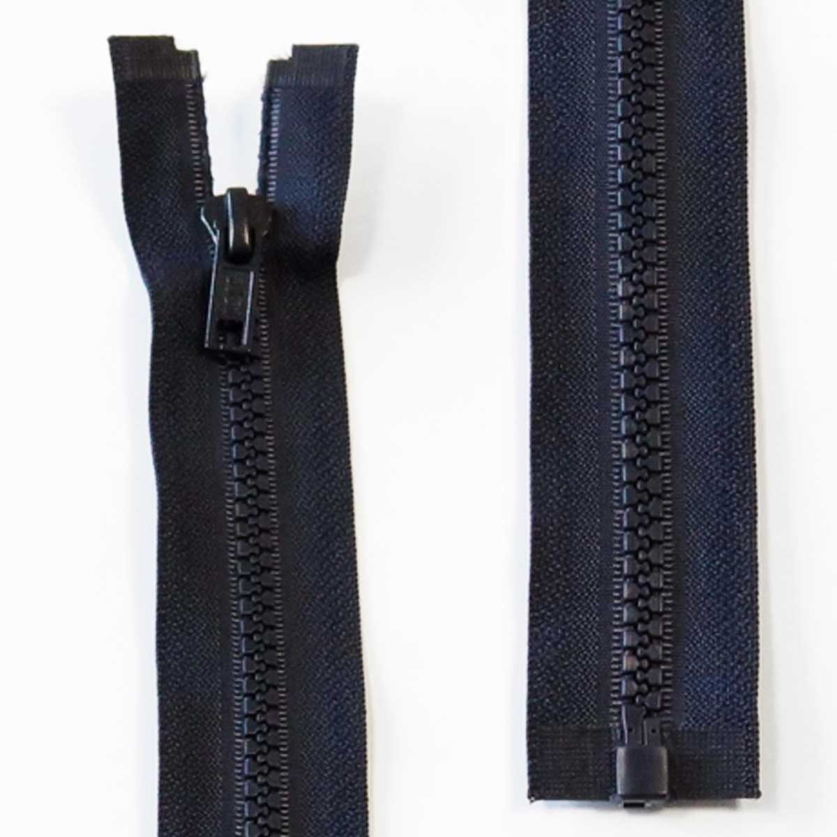 Delbar lynlås 25-80 cm marine