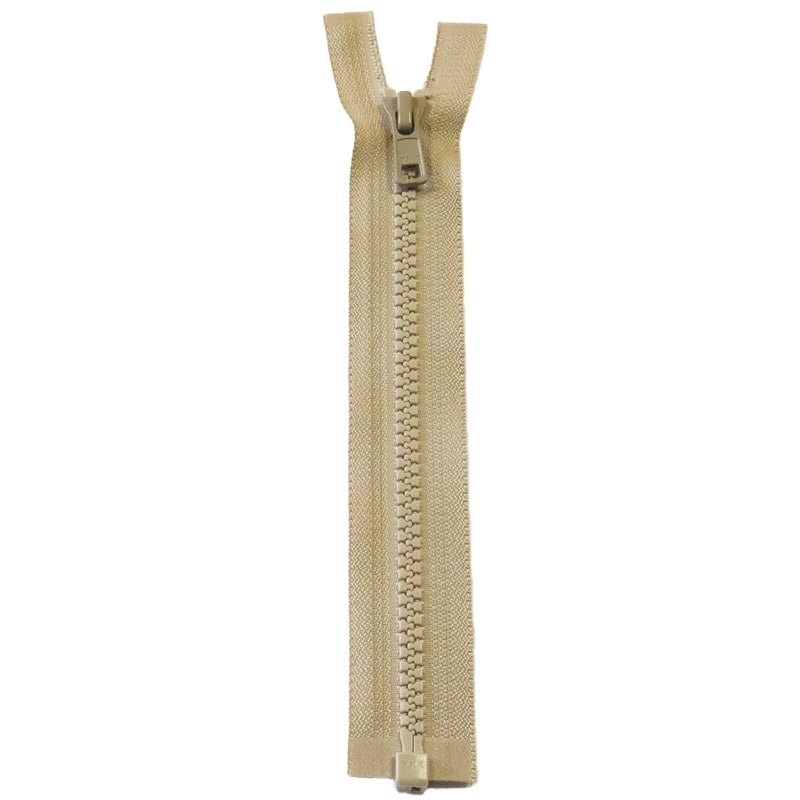 Delbar lynlås fra YKK 90-100 cm beige