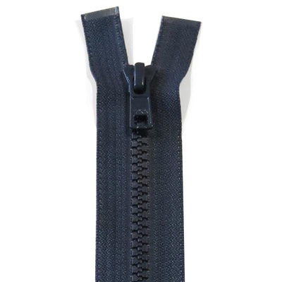 Delbar lynlås fra YKK 90 - 100 cm, marine - KreStoffer
