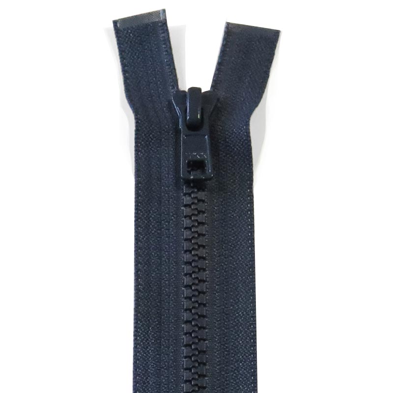 Delbar lynlås fra YKK 90 - 100 cm, marine - KreStoffer