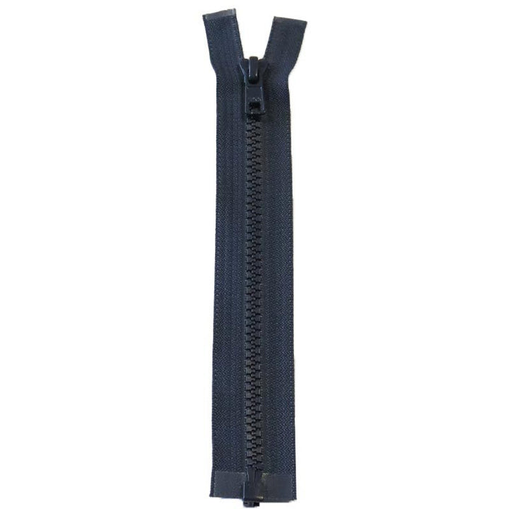 Delbar lynlås fra YKK 90-100 cm marine