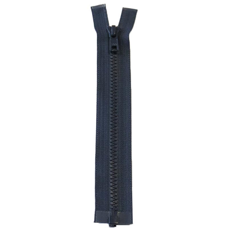 Delbar lynlås fra YKK 90 - 100 cm, marine - KreStoffer