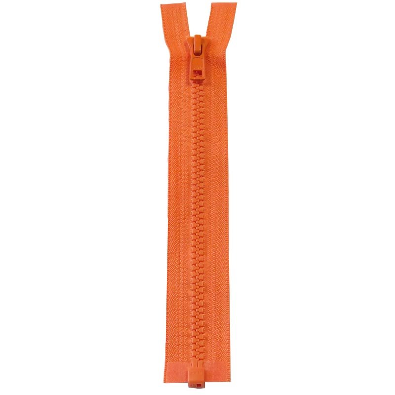 Delbar lynlås fra YKK 90-100 cm orange