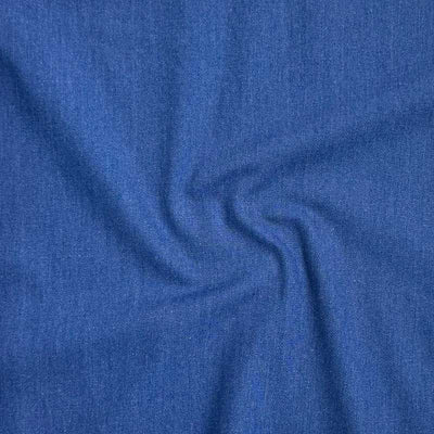 Fast denim uden stræk i mellem blå