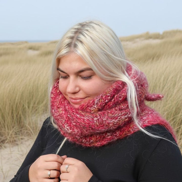 Strikkekit Diamant Shawl fra NORDIC KNIT HOUSE i Bella garn