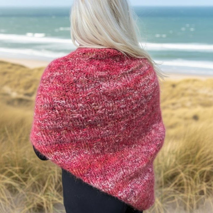 Strikkekit Diamant Shawl fra NORDIC KNIT HOUSE i Bella garn