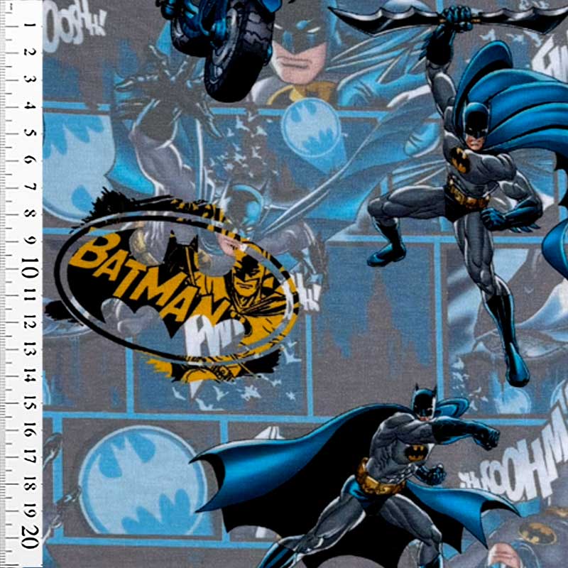 Digital bomuldsjersey med batman