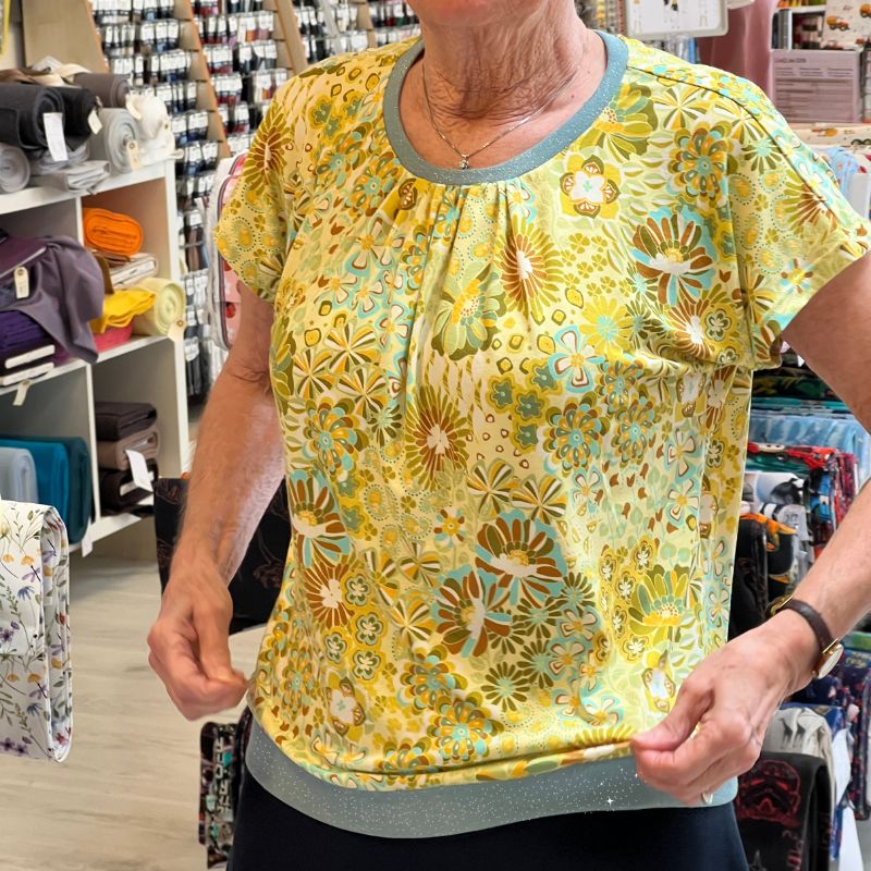 Digital viscose jersey med 60&
