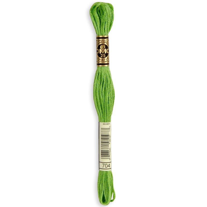 DMC broderigarn Mouliné Spécial 25 Limegrøn 704