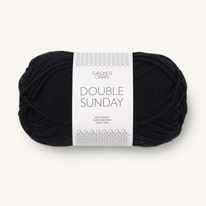 Double Sunday garn fra Sandnes Garn Sort