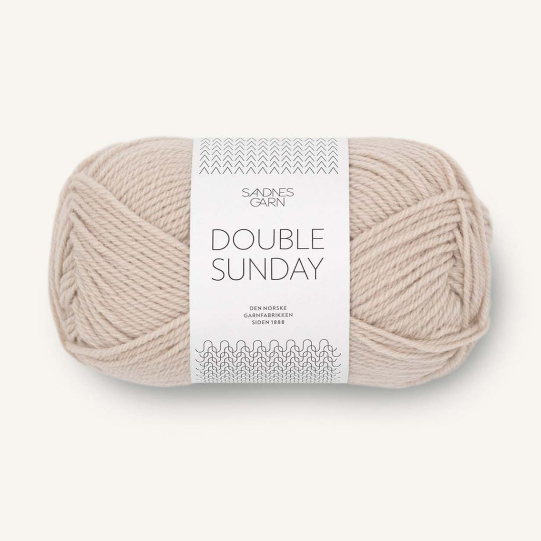 Double Sunday garn fra Sandnes Garn Marsipan