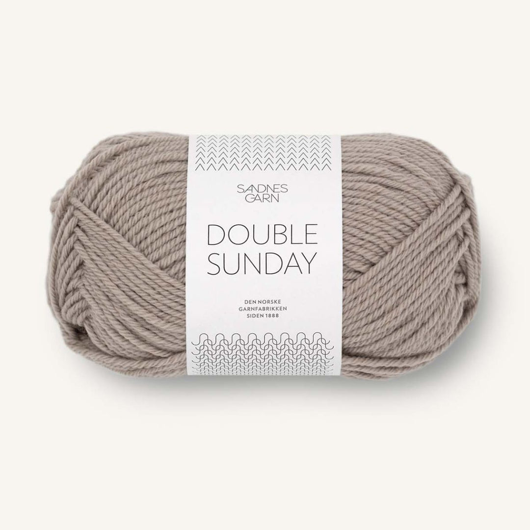 Double Sunday garn fra Sandnes Garn Taupe