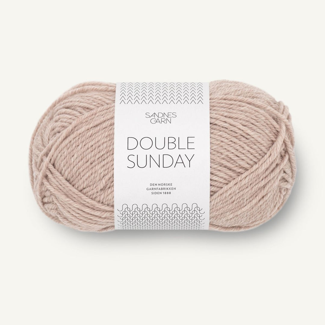 Double Sunday garn fra Sandnes Garn Beigemeleret