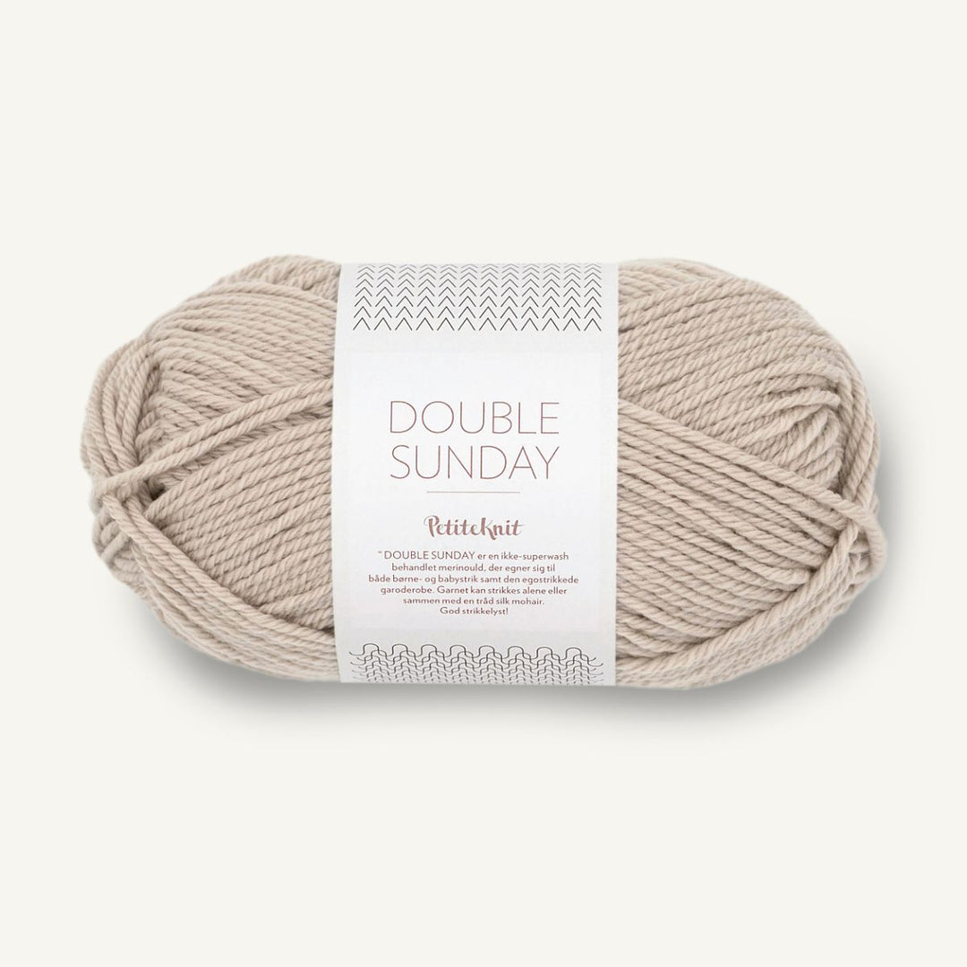 Double Sunday garn fra Sandnes Garn Kardemomme PetiteKnit