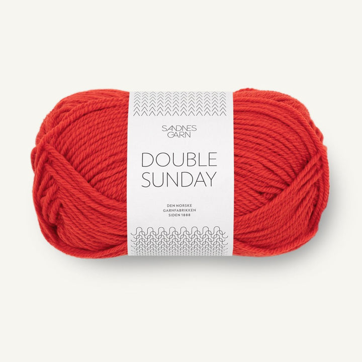Double Sunday garn fra Sandnes Garn Scarlet Red