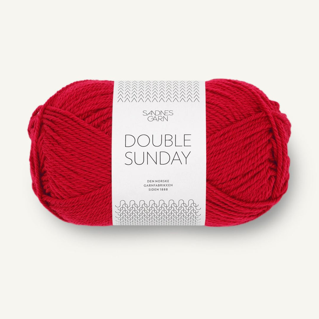 Double Sunday garn fra Sandnes Garn Rød