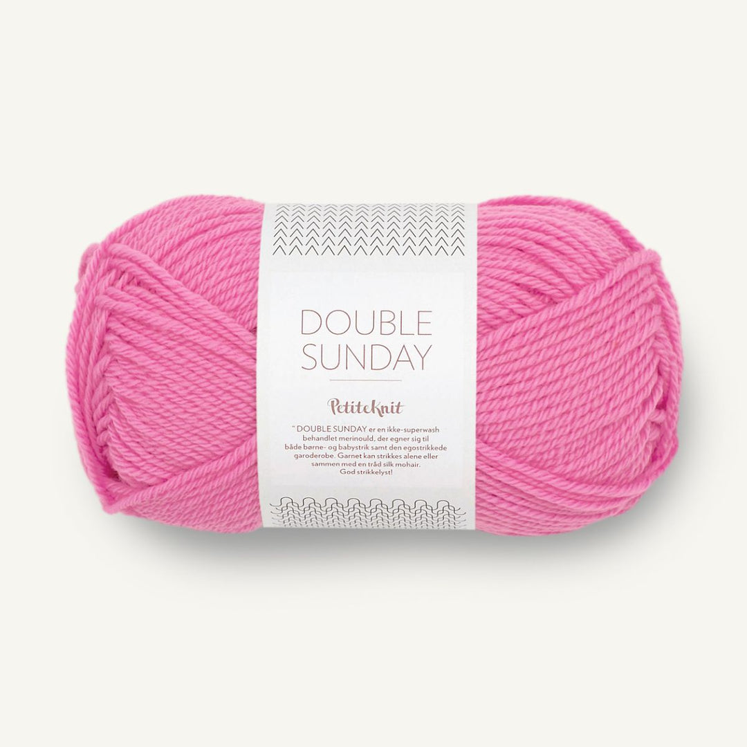 Double Sunday garn fra Sandnes Garn Flamingo PetiteKnit
