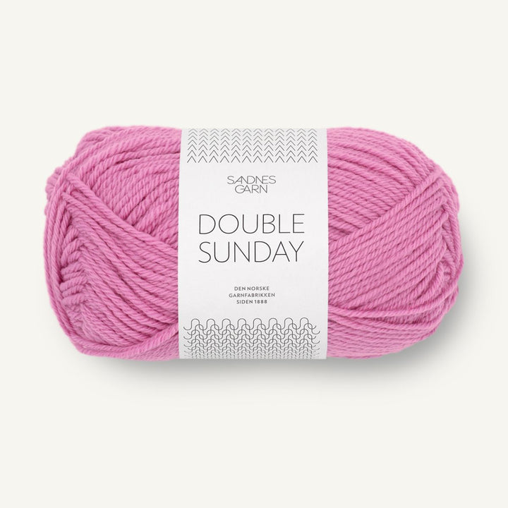 Double Sunday garn fra Sandnes Garn Shocking pink