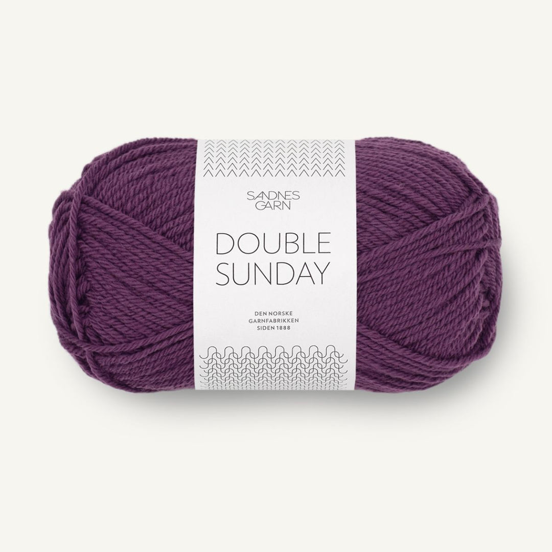Double Sunday garn fra Sandnes Garn Bjørnebærsaft
