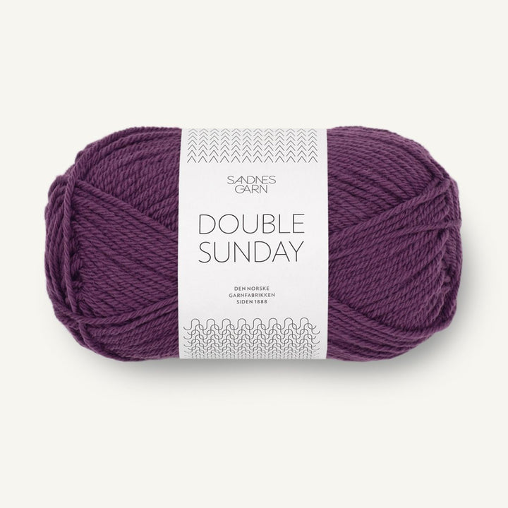 Double Sunday garn fra Sandnes Garn Bjørnebærsaft