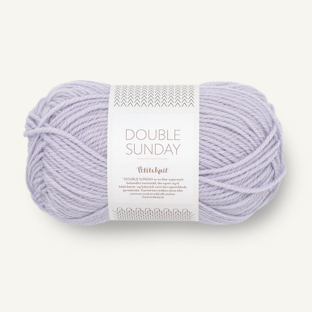 Double Sunday garn fra Sandnes Garn Perfect purple PetiteKnit