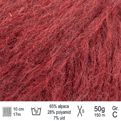 Drops Air garn Bordeaux