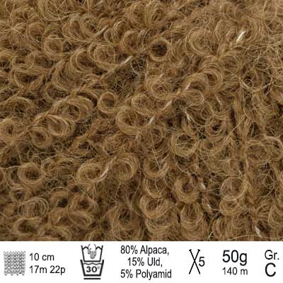 Drops Alpaca Bouclé garn