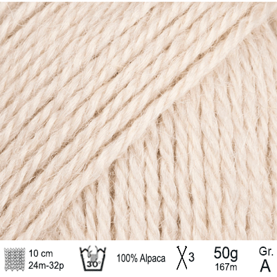 Drops Alpaca garn Hvede