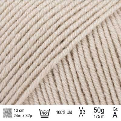 Drops Baby Merino garn Lys eg