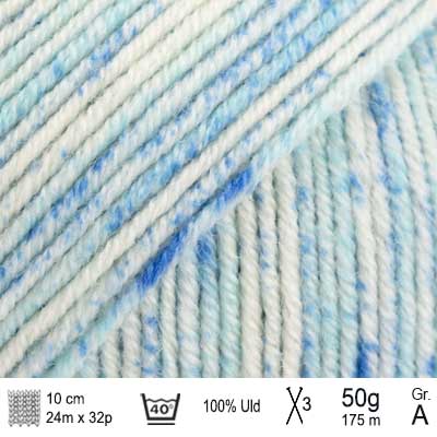 Drops Baby Merino garn Havfruemagi Print
