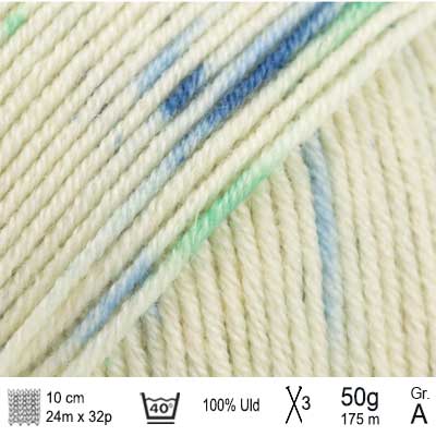 Drops Baby Merino garn Sømandsvise Print