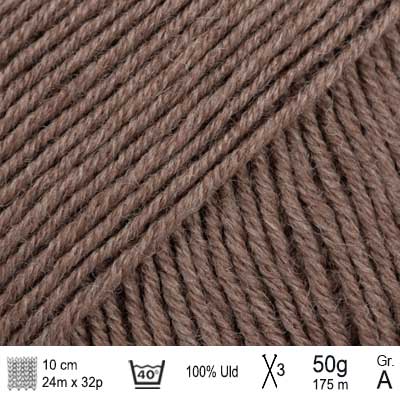 Drops Baby Merino garn Mellembrun mix