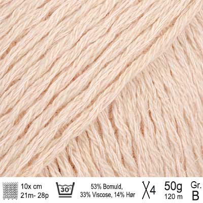 Drops Belle garn Lys beige